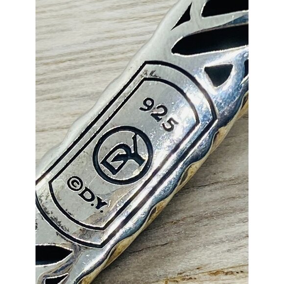 David Yurman Hinge Sculptured Cuff Bracelet 11mm - Picture 9 of 11